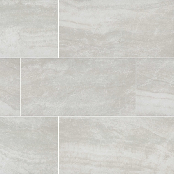 Ackland Chiara Cove 24 in. x 48 in. Polished Porcelain Stone Look Floor and Wall Tile, 2PK AKNPTCHICOVE24X48P-CA - main
